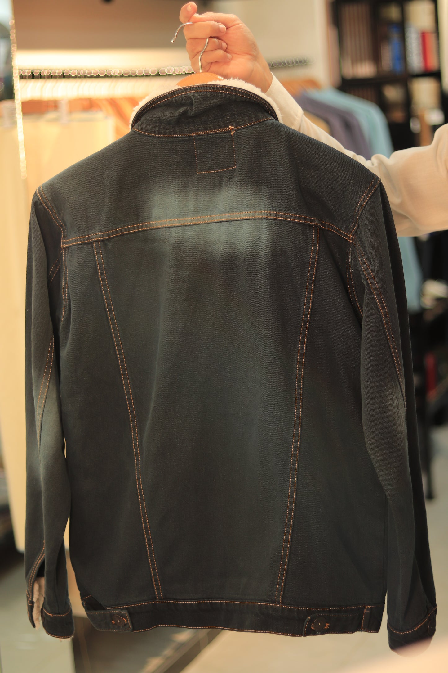 DENIM JECKRT DARK BLUE