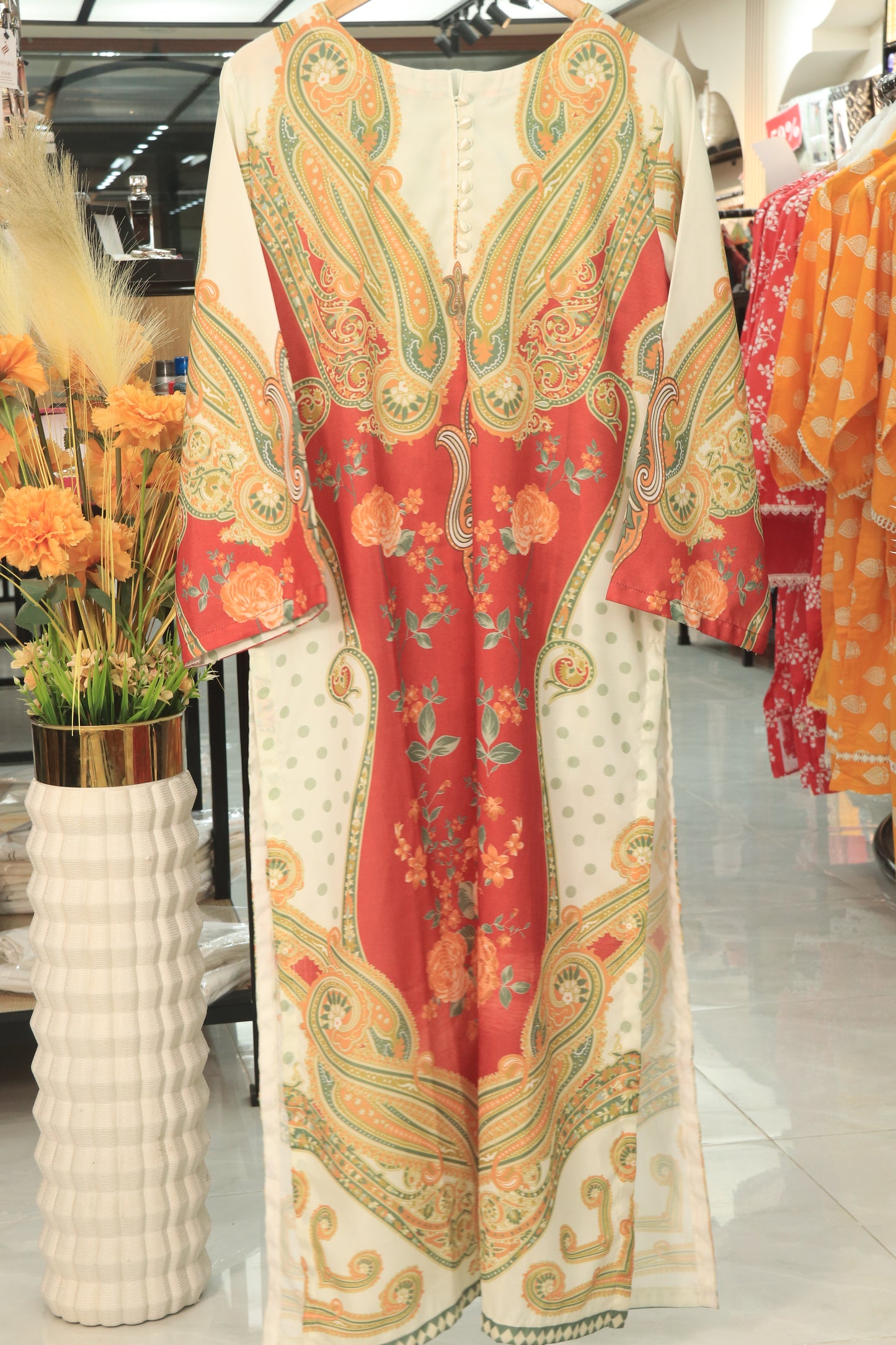 Digital Printed Silk 2Pcs suit