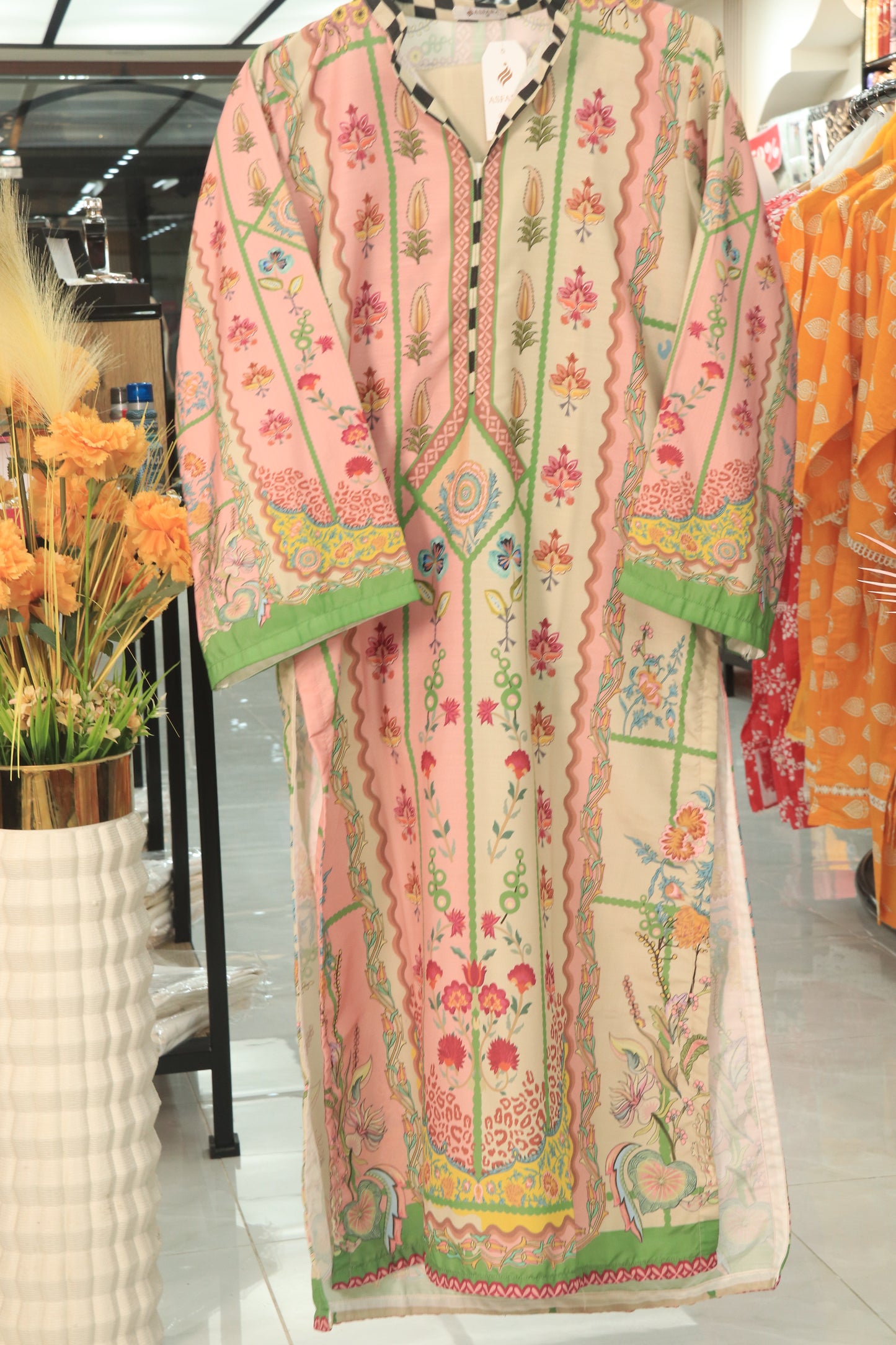 Digital Printed Silk 2Pcs suit