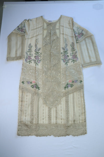 Skin  Embroidered 3Pcs Lawn Suit