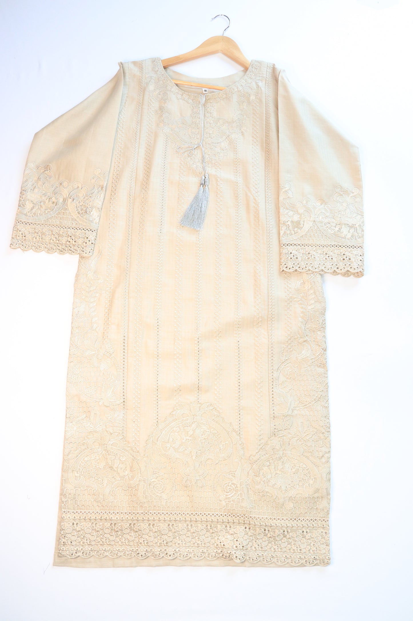 Embroidered Lawn Suit 3Pcs with Textured Dupatta