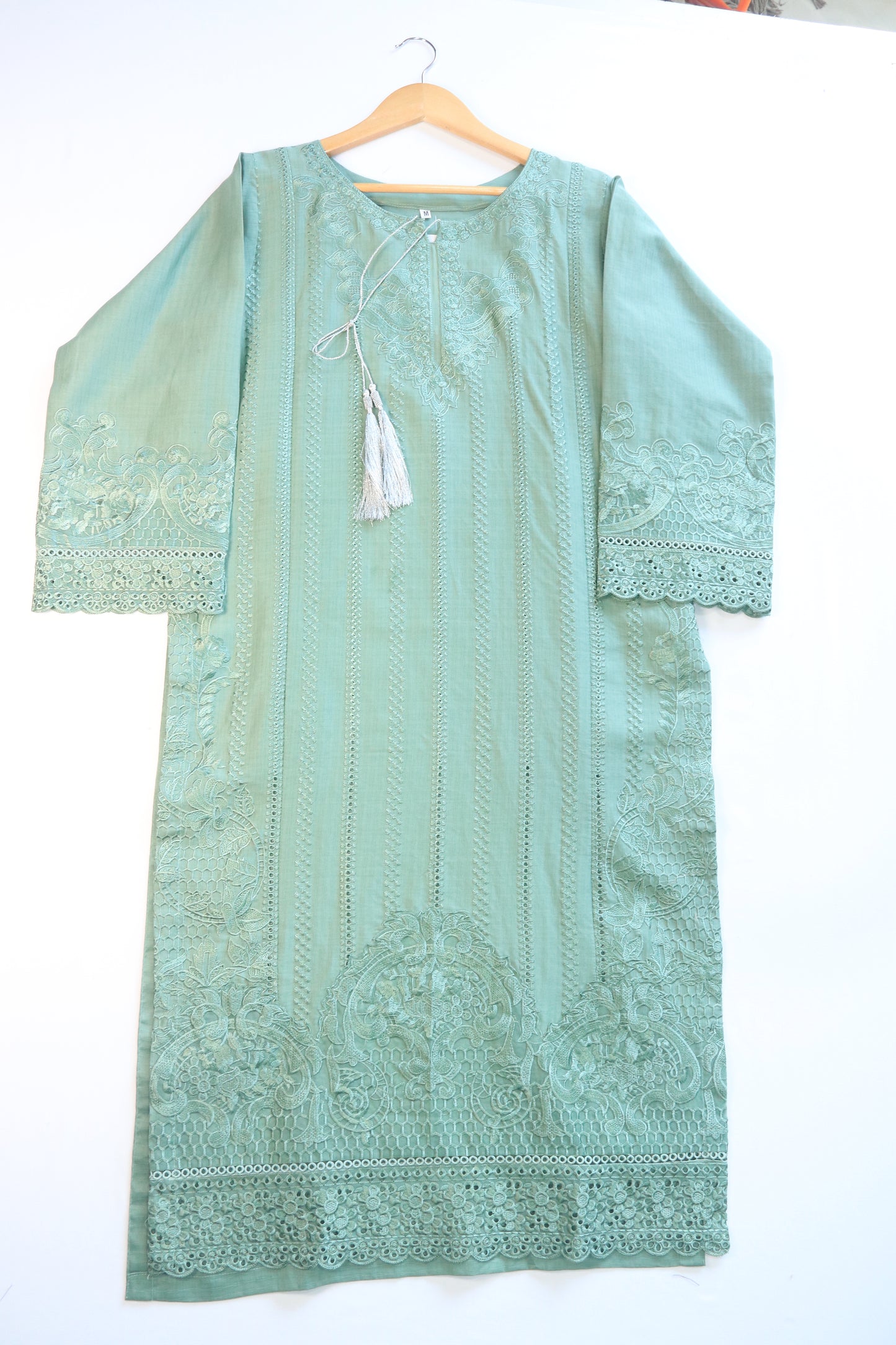 Embroidered Lawn Suit 3Pcs with Textured Dupatta