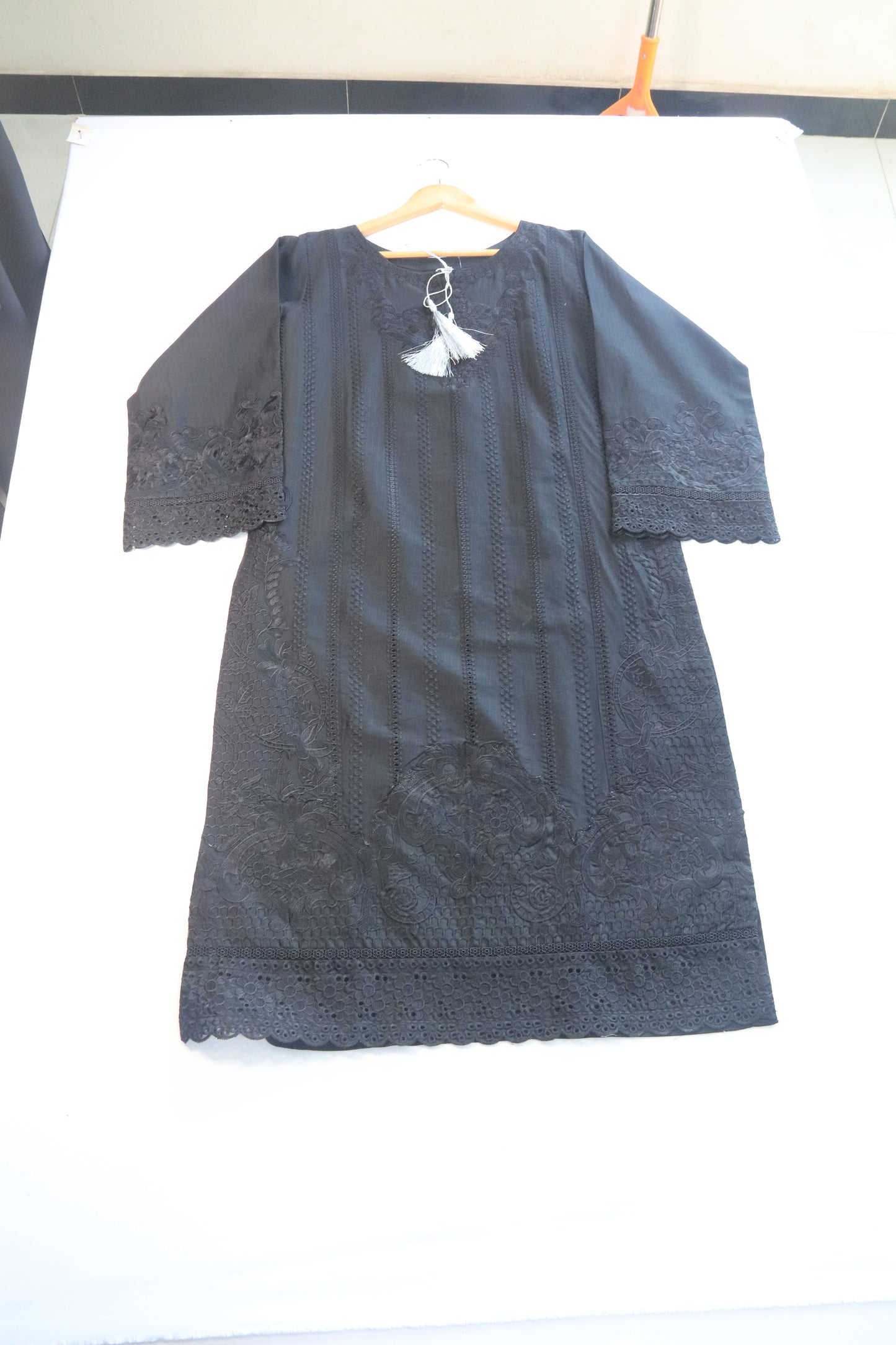 Embroidered Lawn Suit 3Pcs with Textured Dupatta