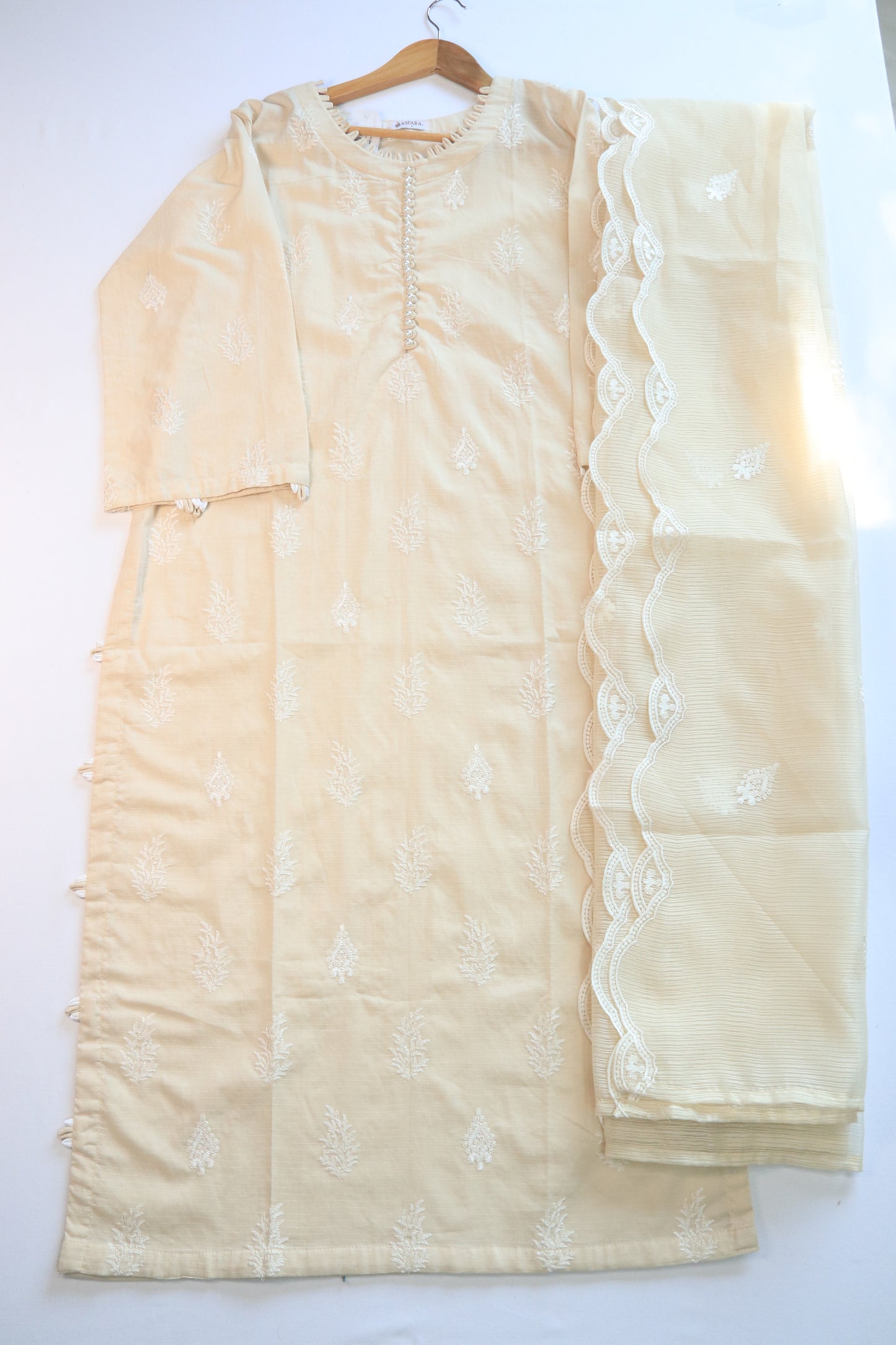 Emb 3Pcs Lawn Suit with Emb Trouser|